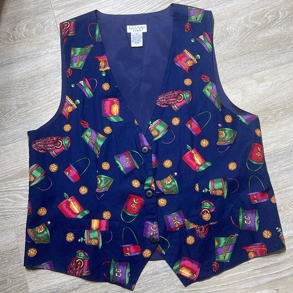 picone sport size 1X woman christmas vest...B/3 - Picture 2 of 12